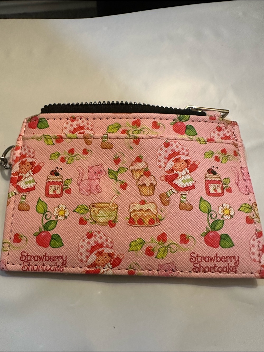 Pink Strawberry short Cake Wallet